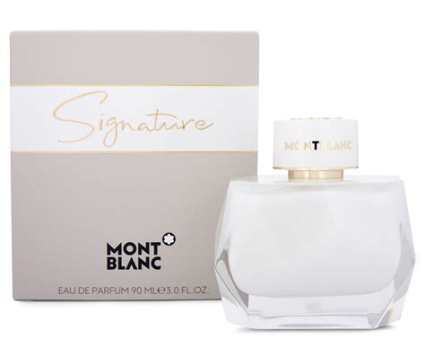 montblanc perfume for her signature.